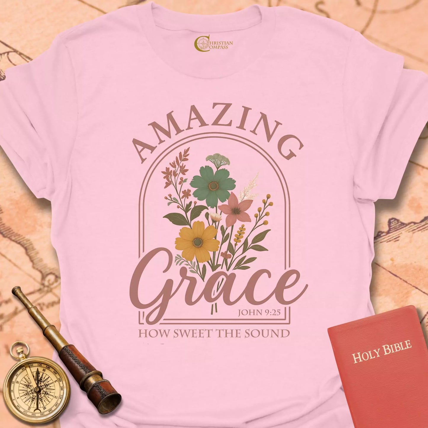 Amazing Grace John 9:25 T-Shirt