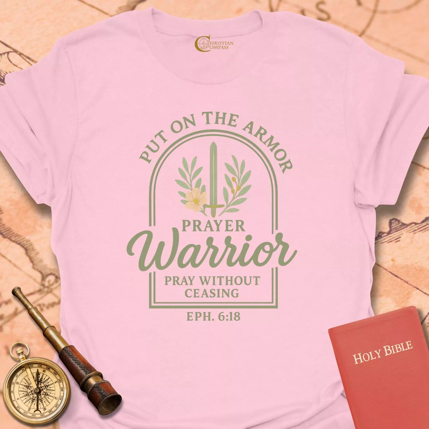 Prayer Warrior Eph 6:18 T-Shirt