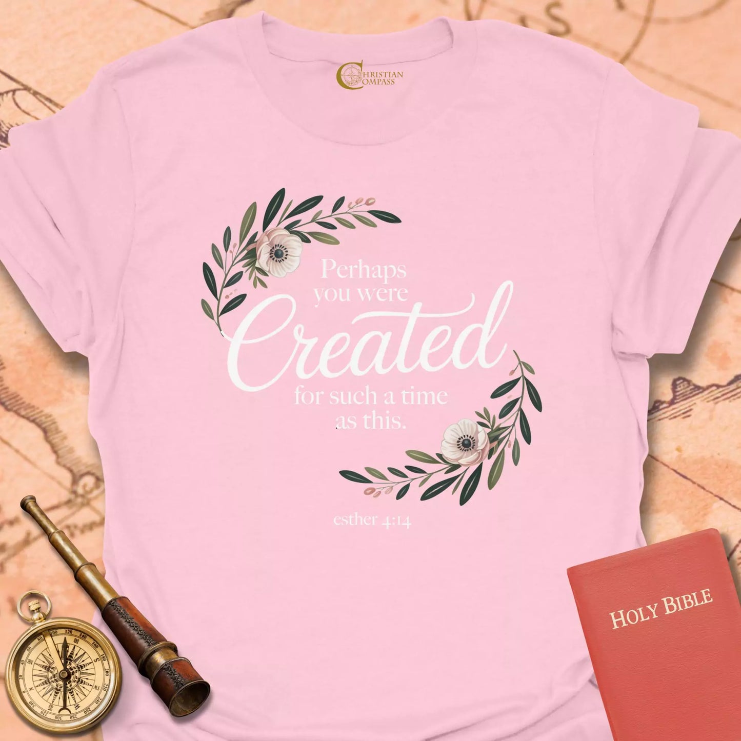 Created Floral Swirl T-Shirt