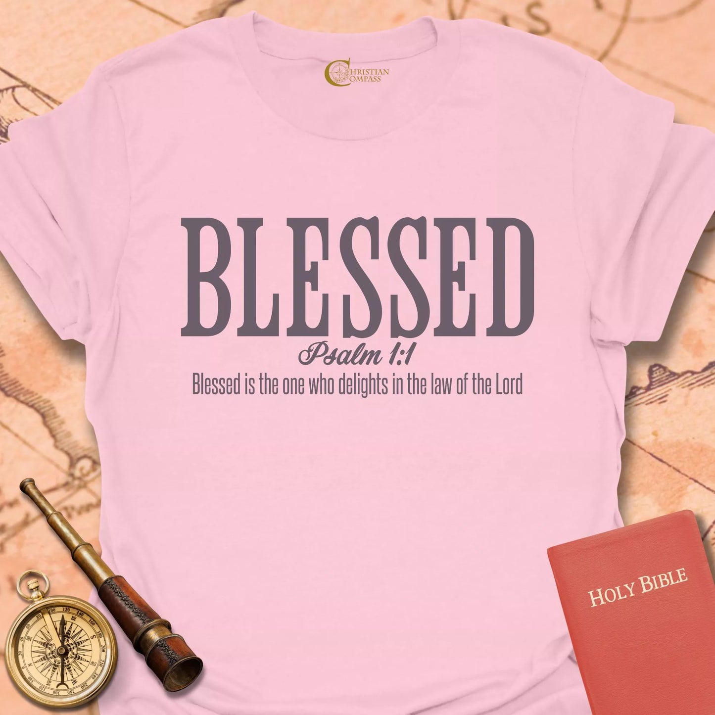 Blessed Psalm 1:1 T-Shirt