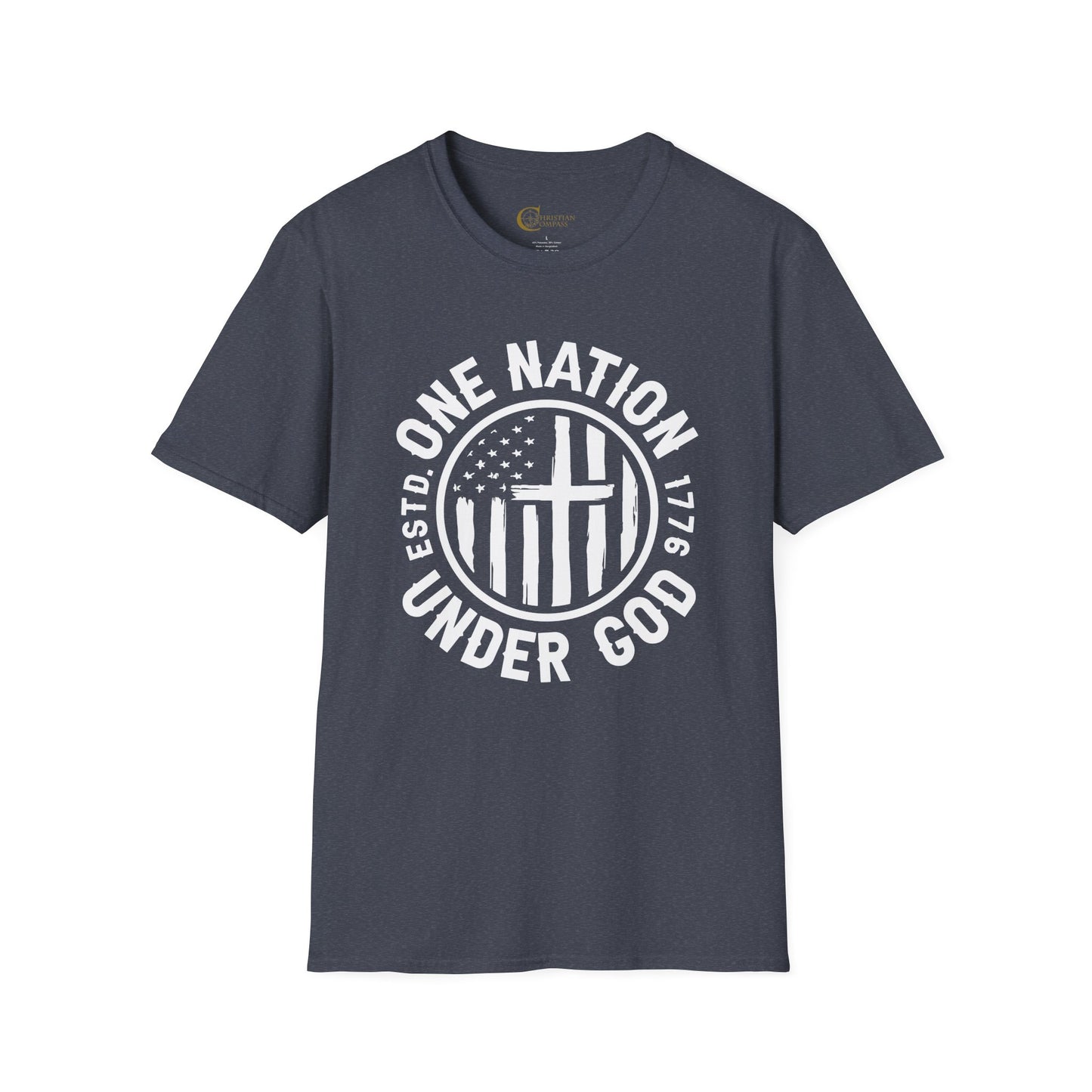 One Nation Under God Circle T-Shirt