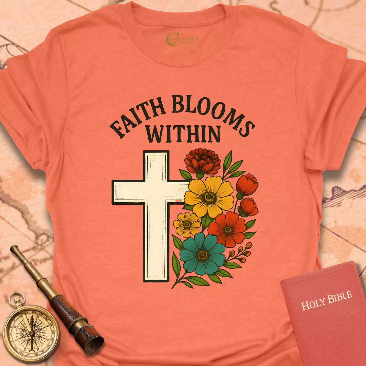 Faith Blooms Within T-Shirt