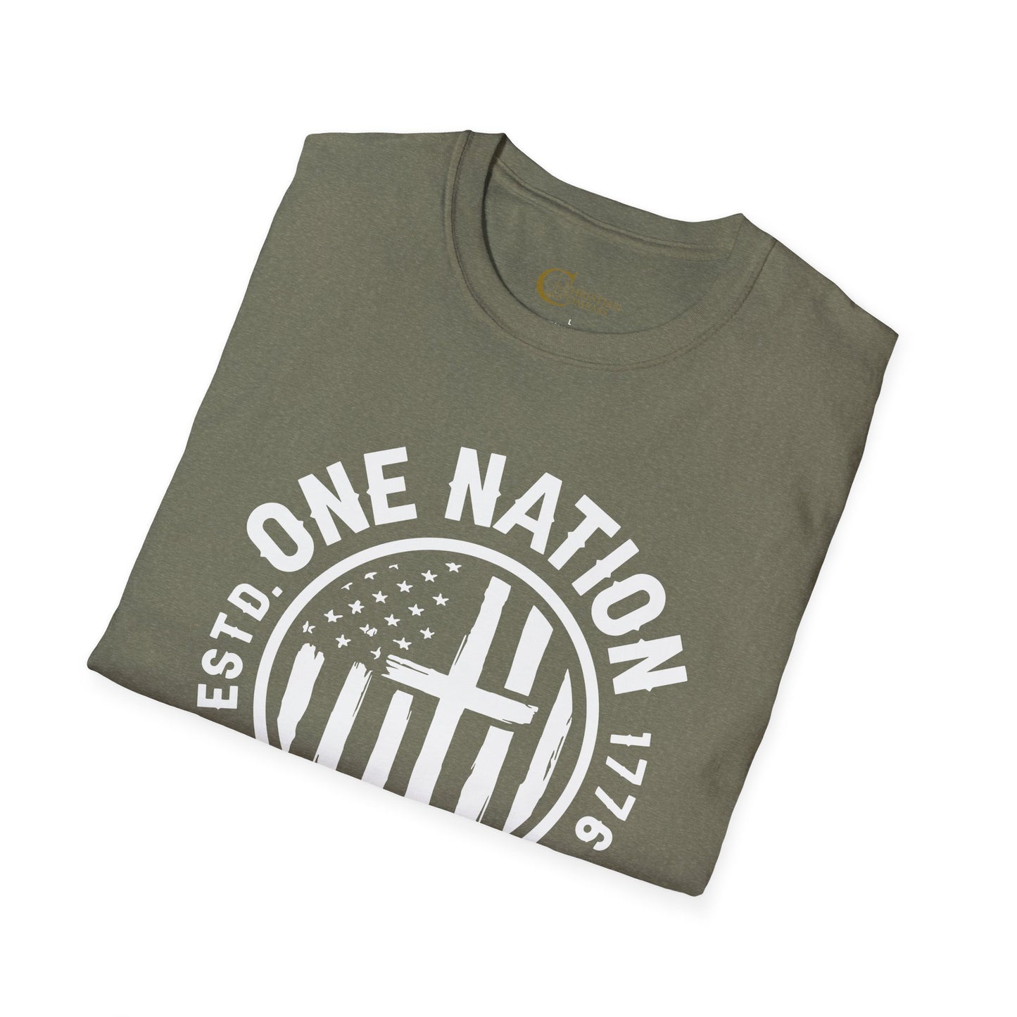 One Nation Under God Circle T-Shirt