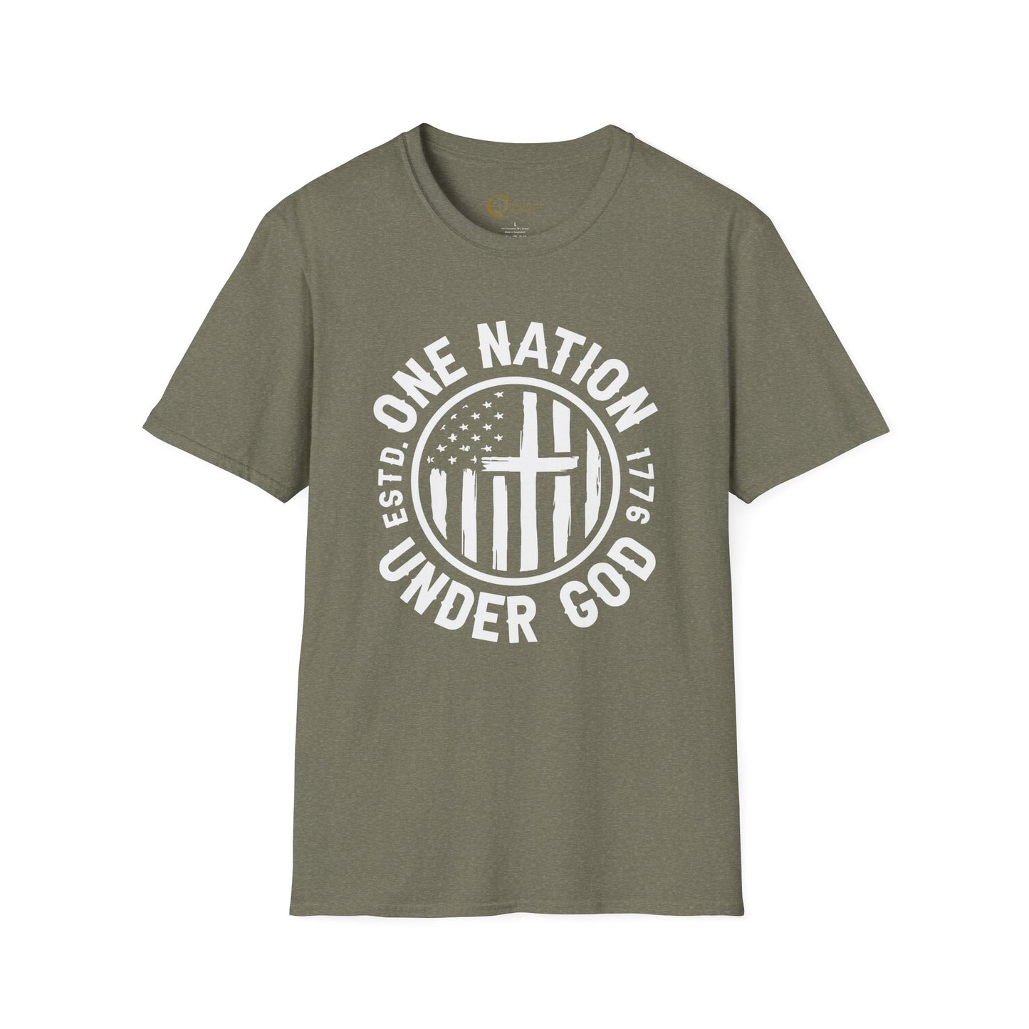 One Nation Under God Circle T-Shirt