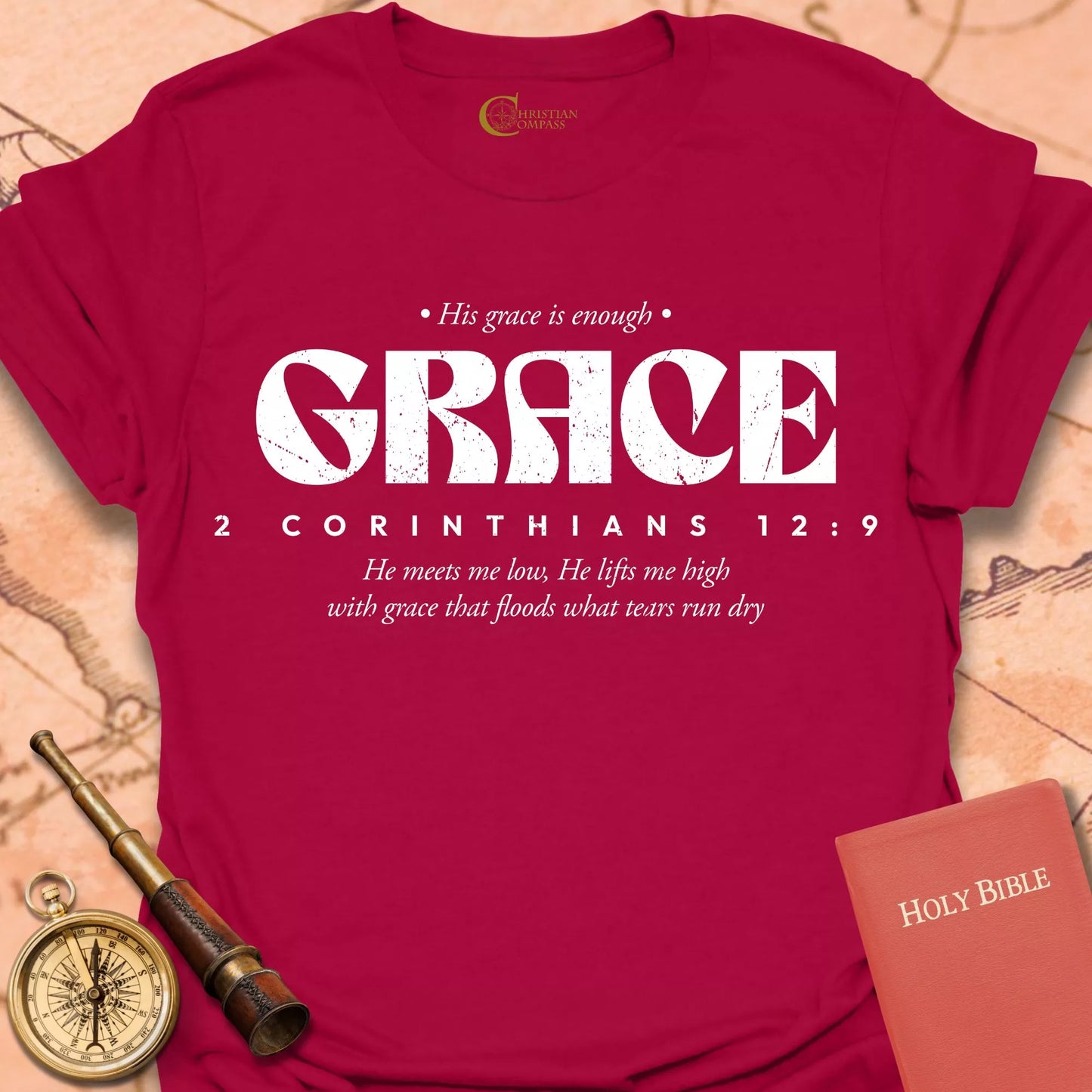 Grace 2 Corinthians 12:9 T-Shirt