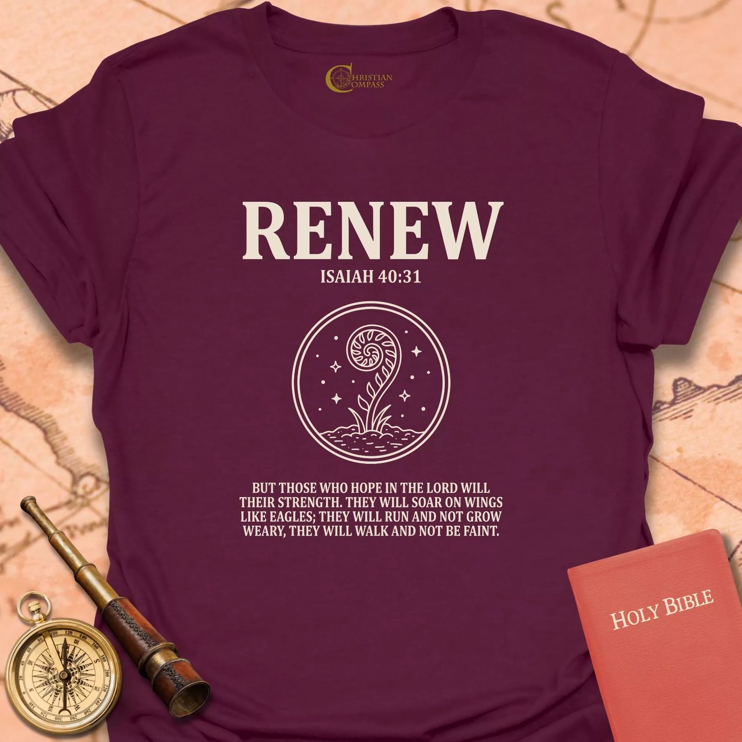 Renew, Isaiah 40:31 T-Shirt
