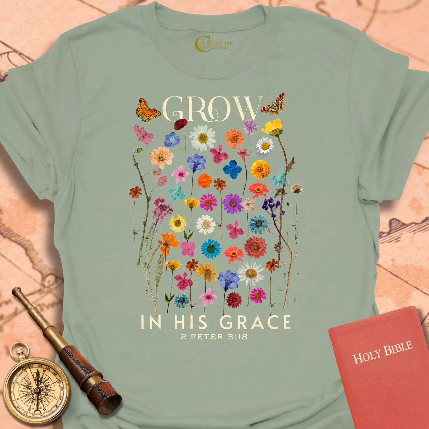 Grow in His Grace T-Shirt