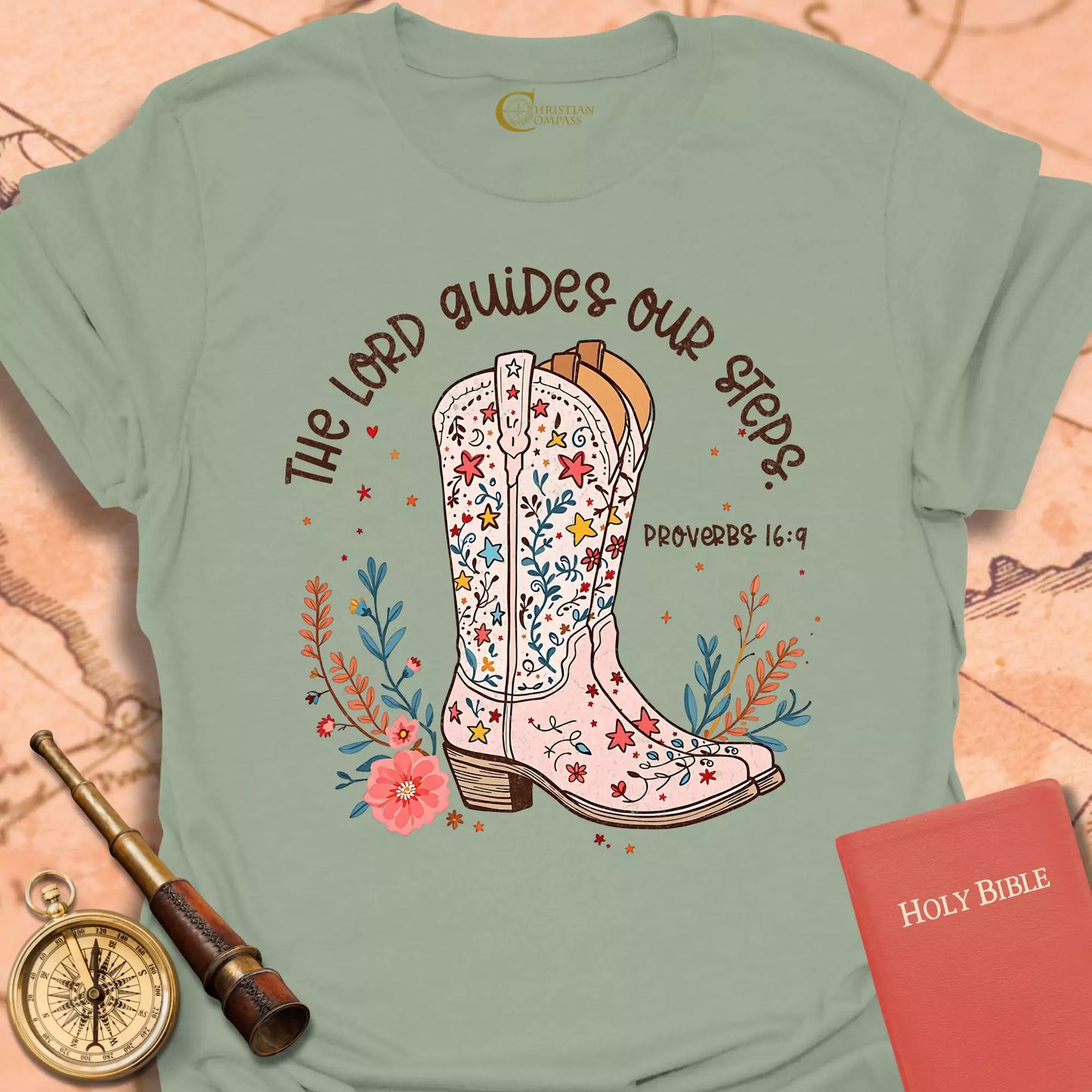 The Lord Guides Our Steps T-Shirt