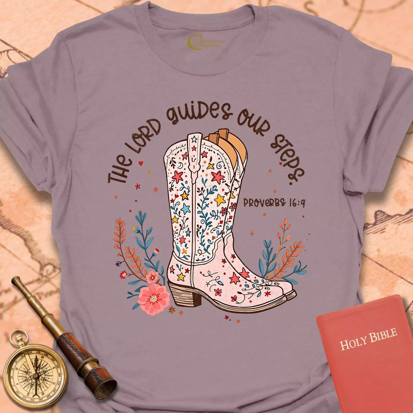 The Lord Guides Our Steps T-Shirt