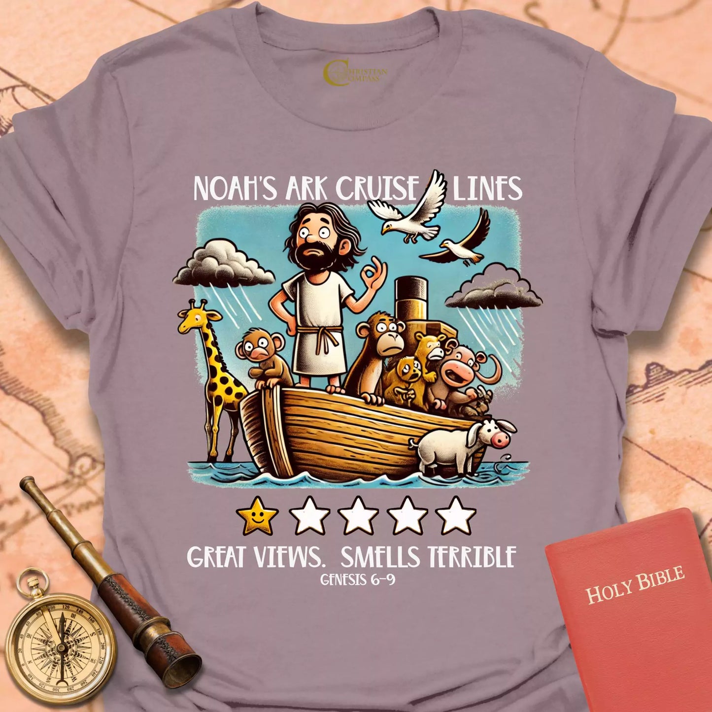 Noah's Ark Five Star Review T-Shirt