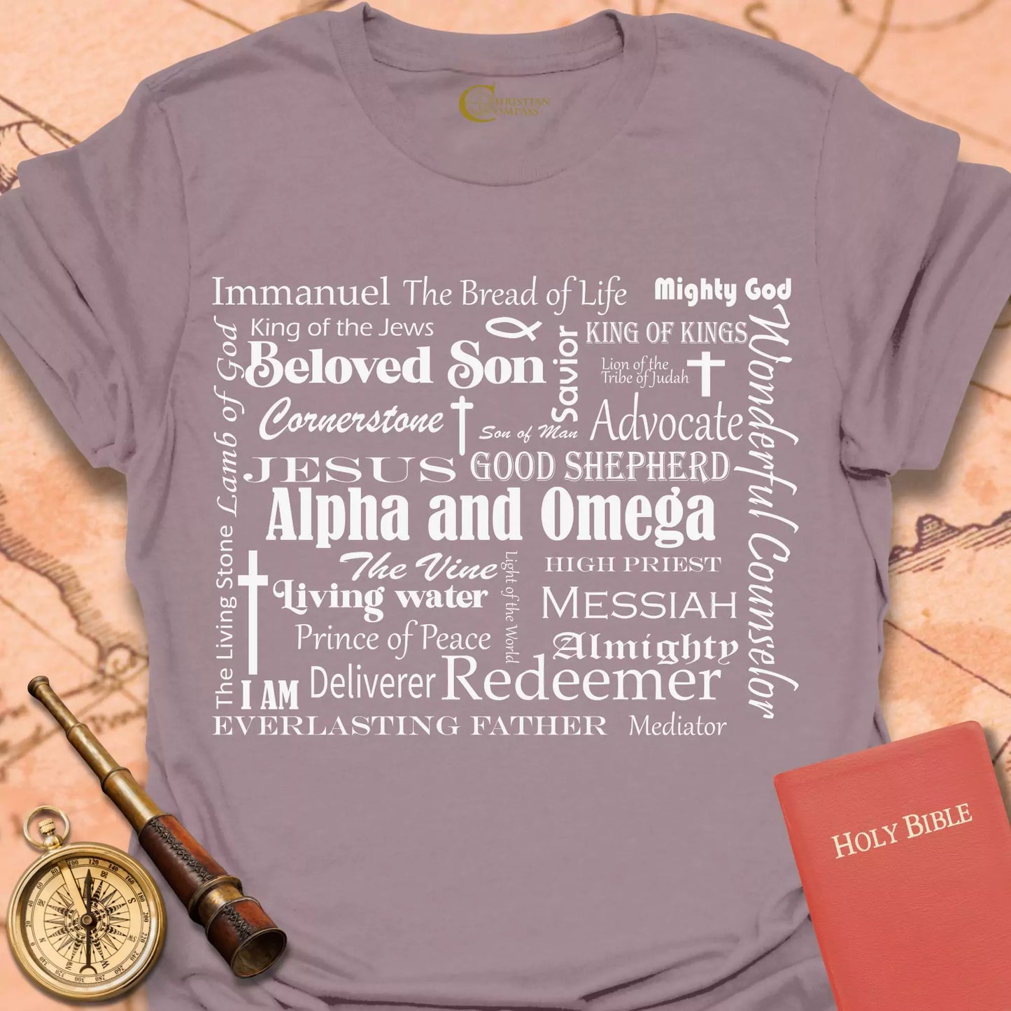 Names of Jesus Square T-Shirt