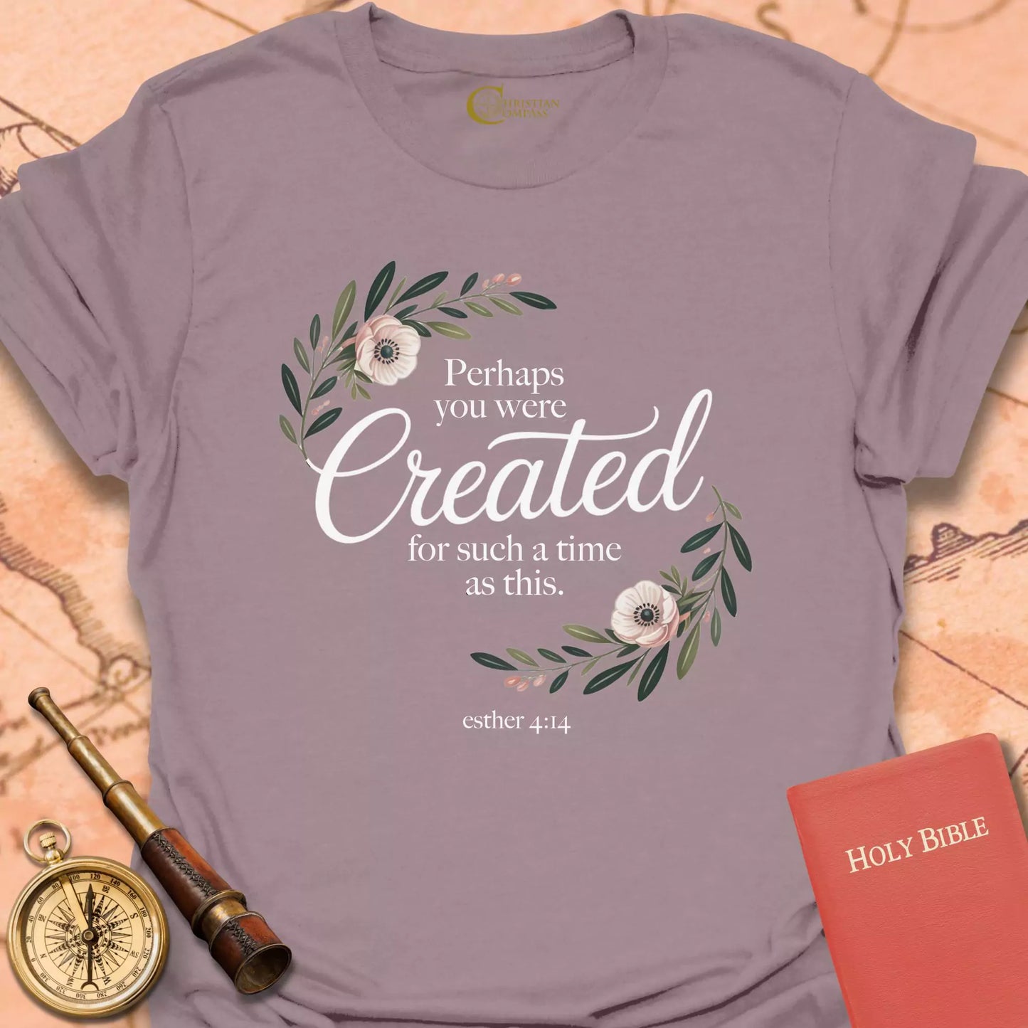 Created Floral Swirl T-Shirt