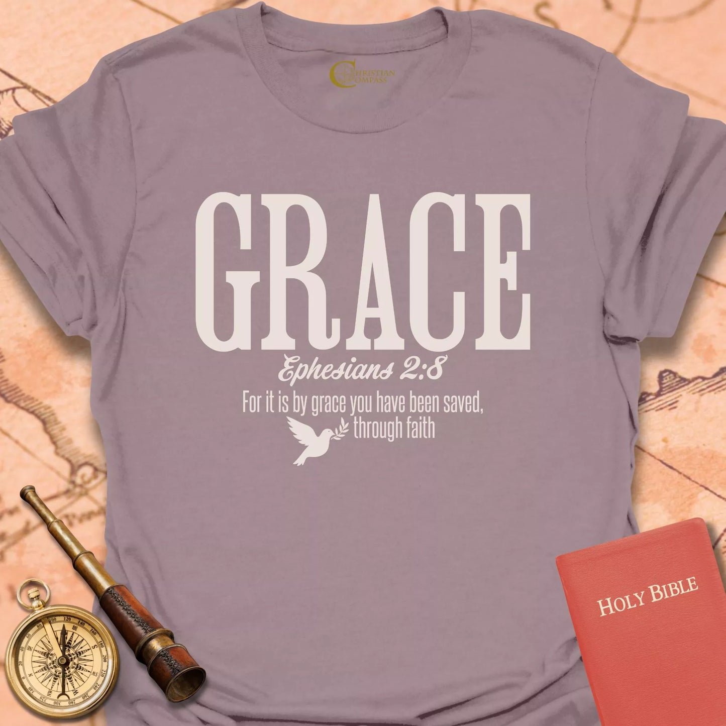 Grace Ephesians 2:8 T-Shirt