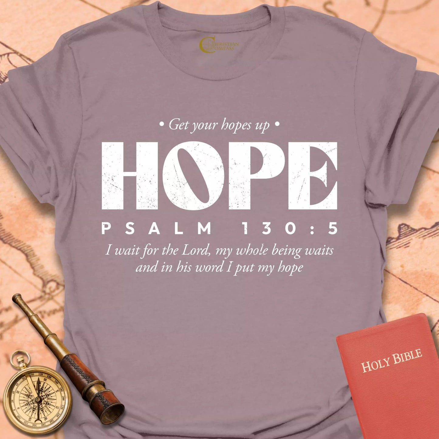 Hope Psalm 130:5 T-Shirt