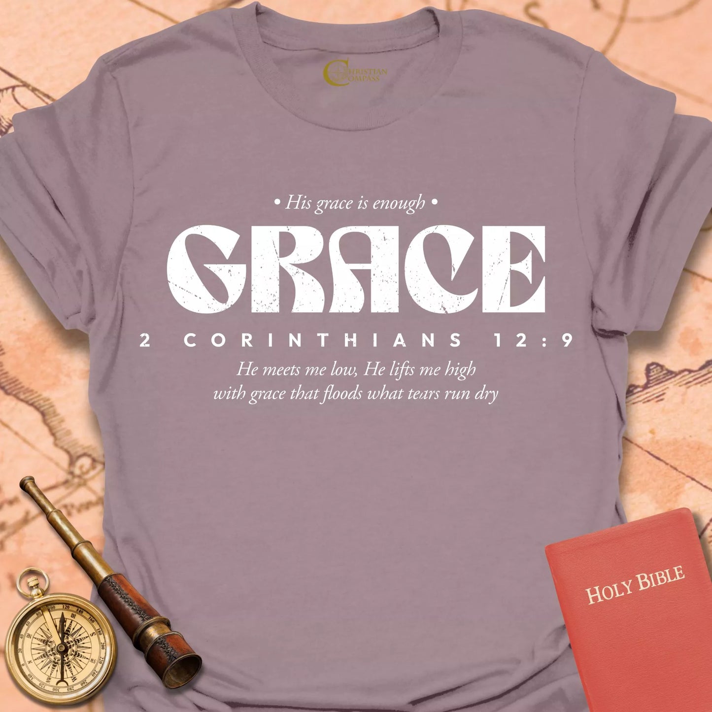Grace 2 Corinthians 12:9 T-Shirt