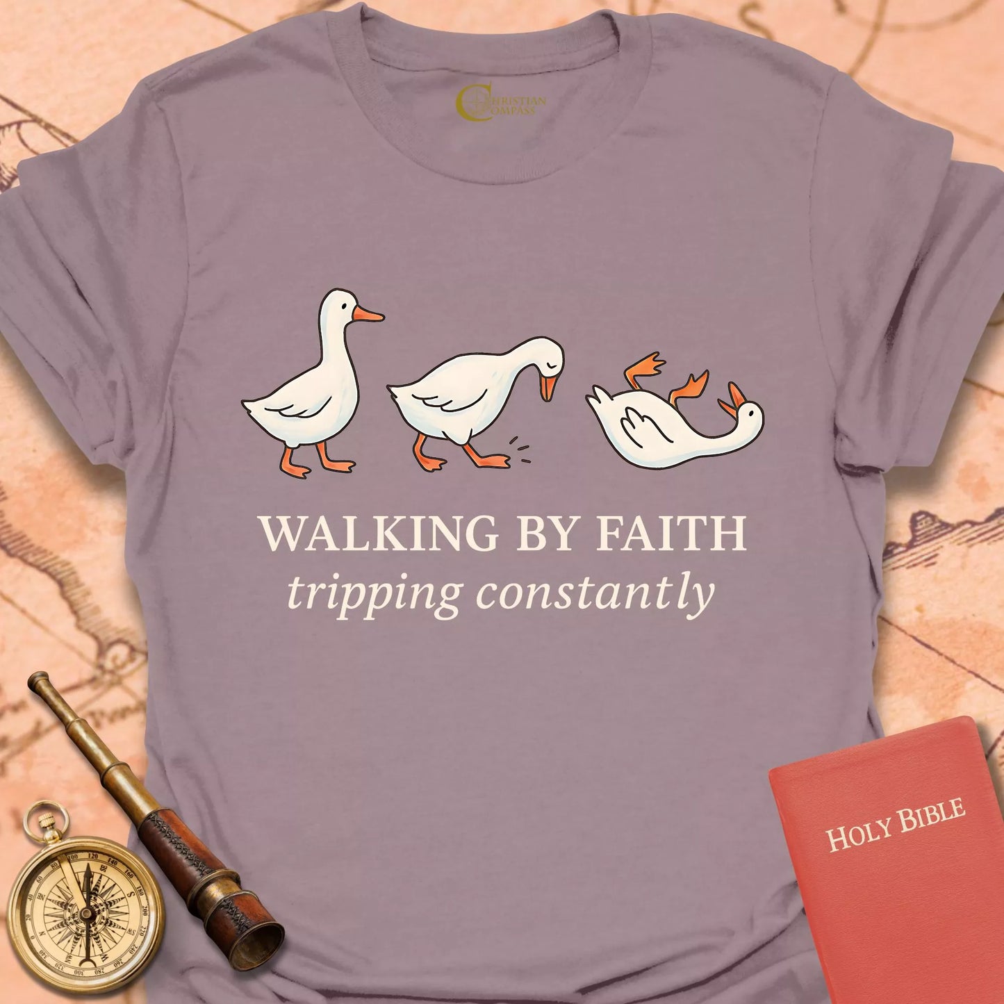 Walking by Faith Ducks T-Shirt