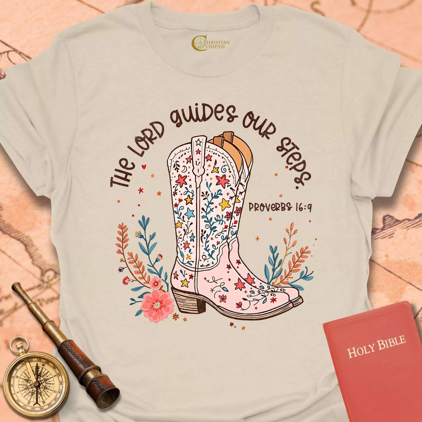 The Lord Guides Our Steps T-Shirt