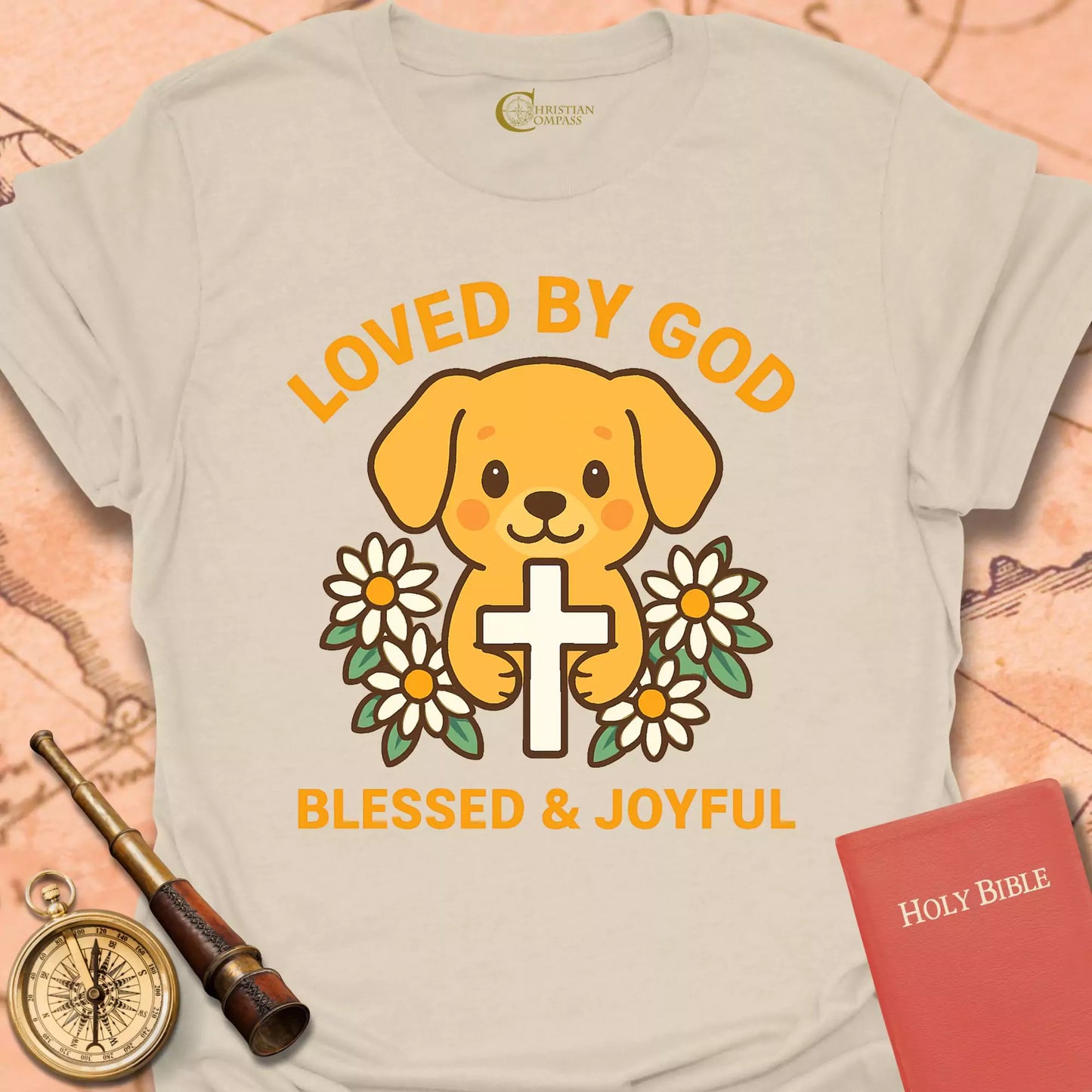 Loved by God Dog T-Shirt