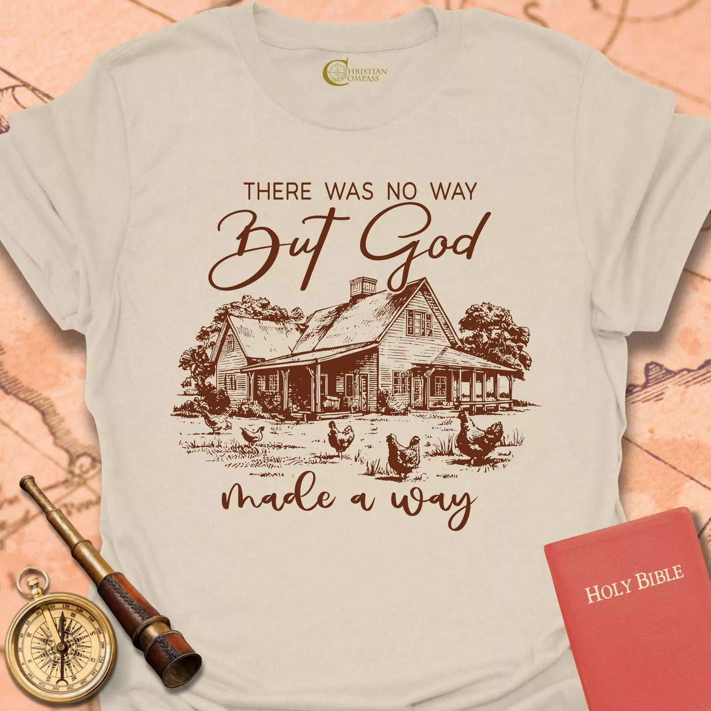 But God Made a Way Farm T-Shirt