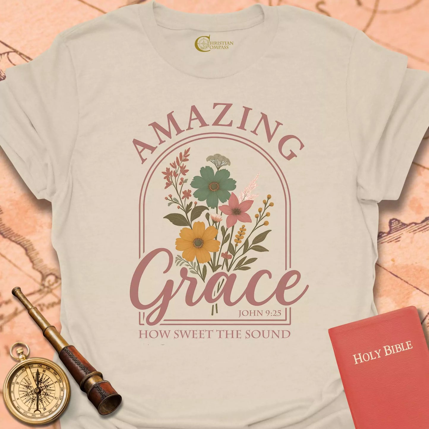 Amazing Grace John 9:25 T-Shirt