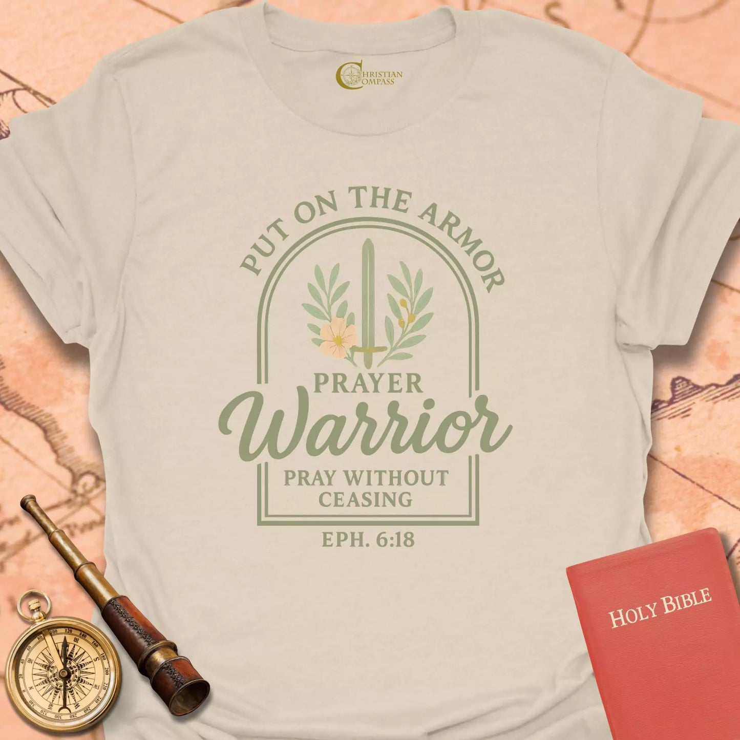 Prayer Warrior Eph 6:18 T-Shirt