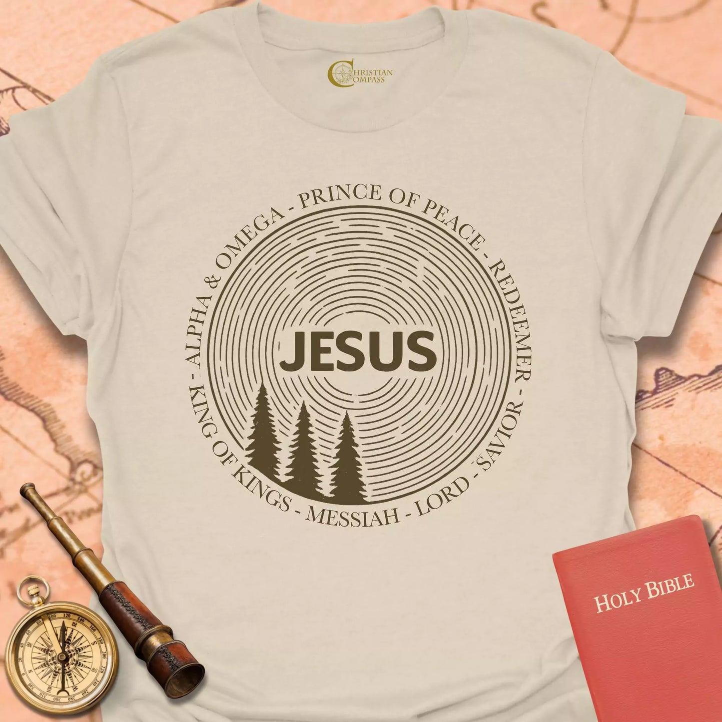 Names of Jesus Trees T-Shirt