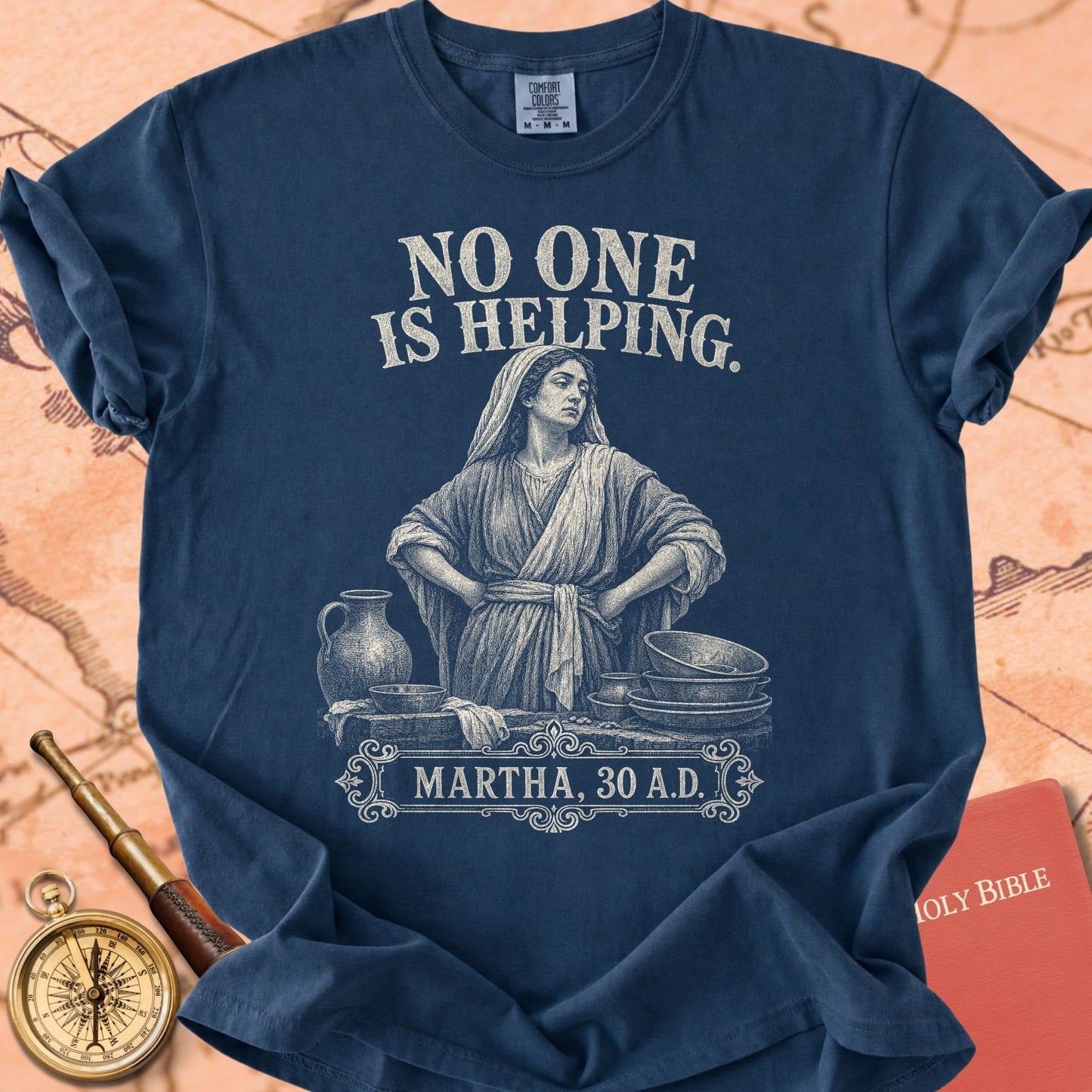 Martha No One Is Helping Premium T-shirt