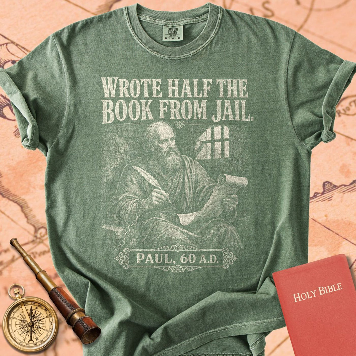 Paul Wrote Half the Book From Jail Premium T-shirt