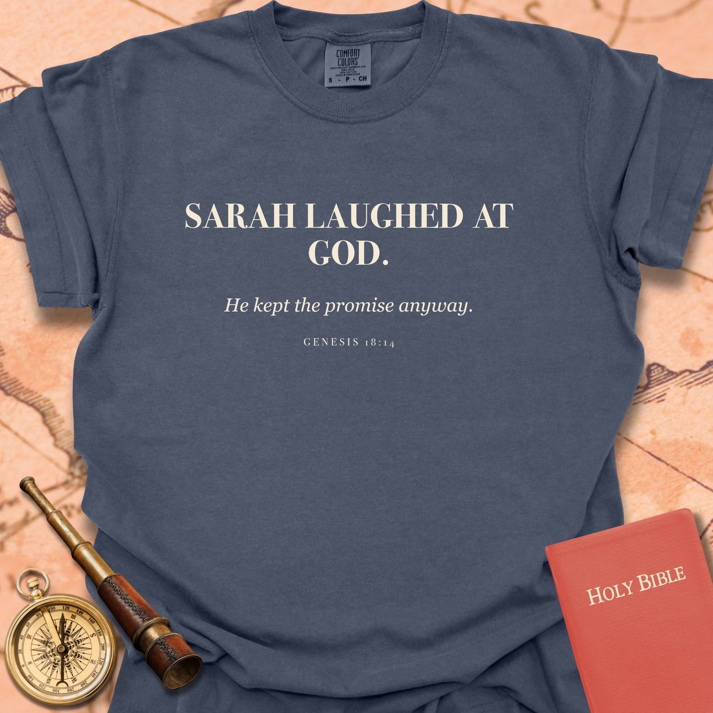 Sarah Laughed at God Premium T-shirt
