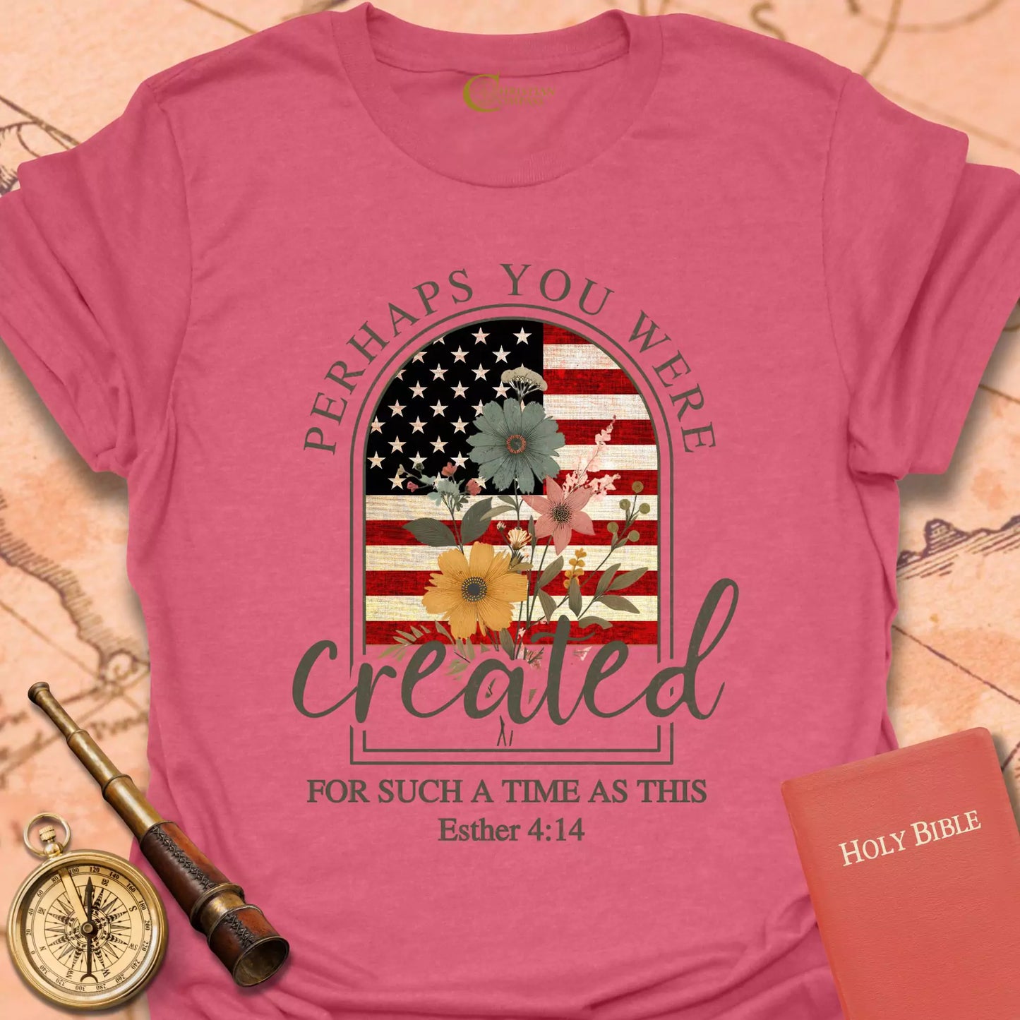 Perhaps You Were Created Flag T-Shirt