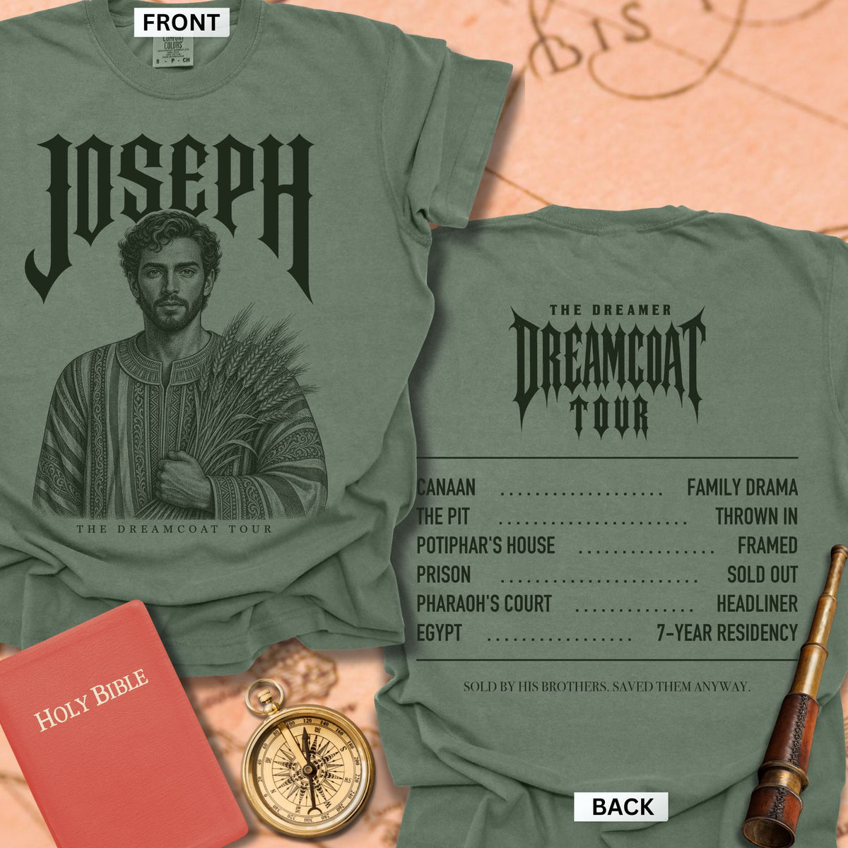 Noah. The Flood Tour. Premium T-shirt