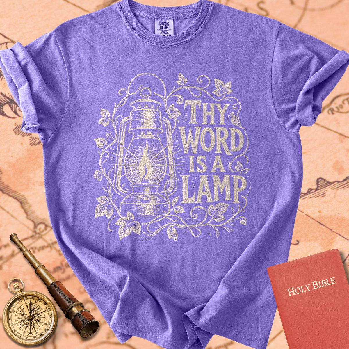 Thy Word Is a Lamp Unto My Feet Premium T-shirt
