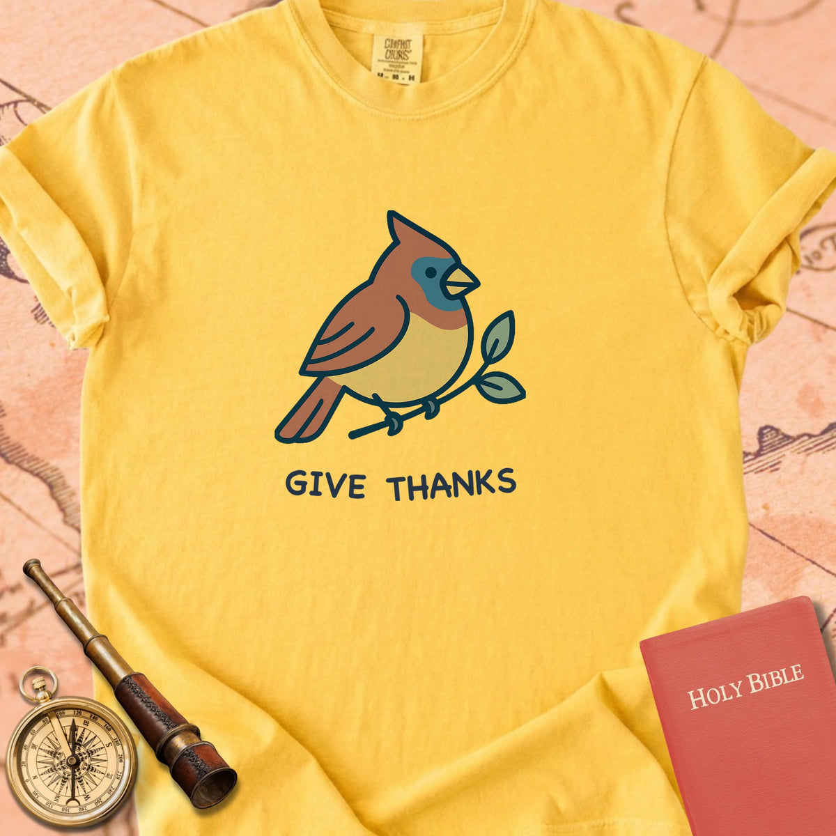 Give Thanks Cardinal Premium T-shirt