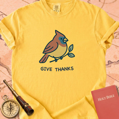 Give Thanks Cardinal Premium T-shirt