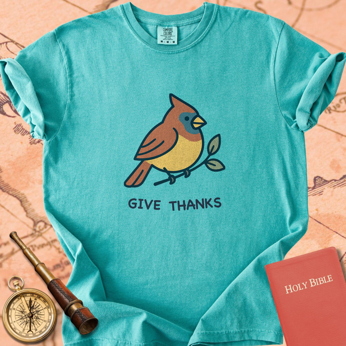 Give Thanks Cardinal Premium T-shirt