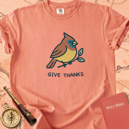 Give Thanks Cardinal Premium T-shirt