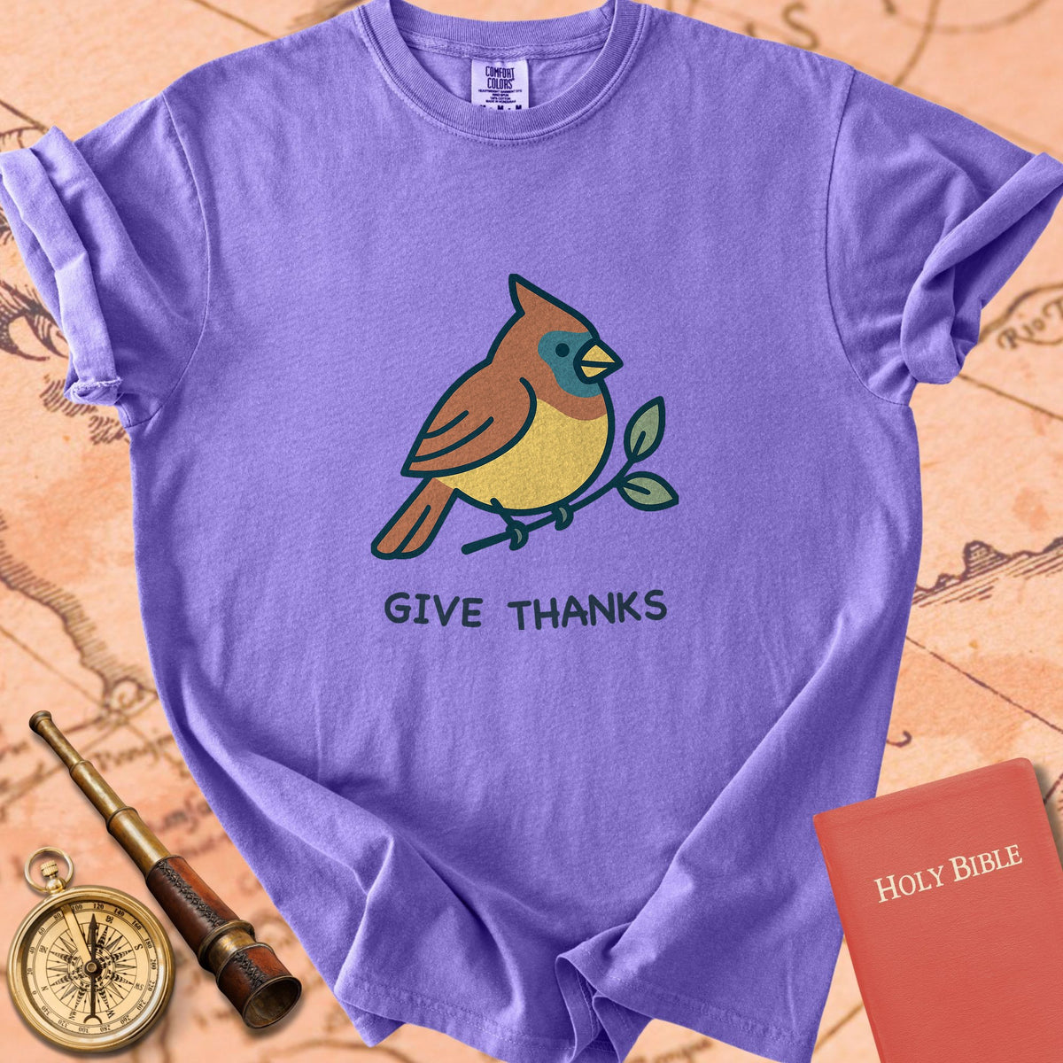 Give Thanks Cardinal Premium T-shirt