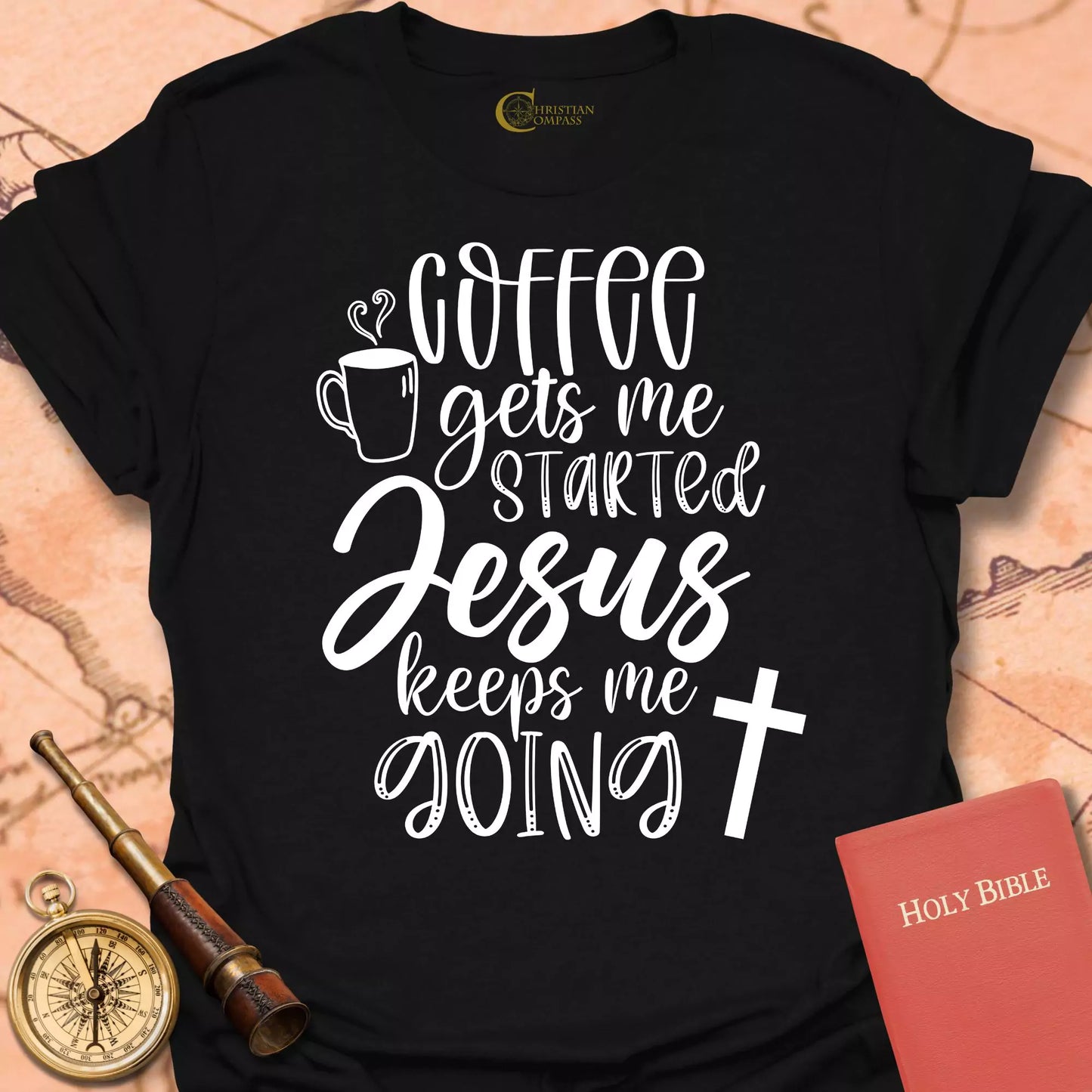 Coffee Gets Me Started T-Shirt