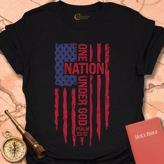 One Nation Under God Cross T-Shirt