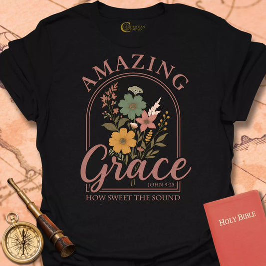 Amazing Grace John 9:25 T-Shirt