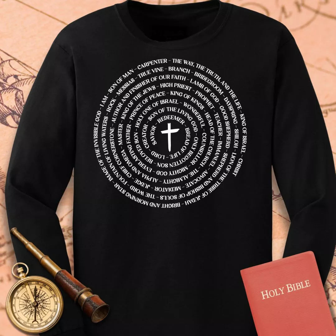 Names of Jesus Long Sleeve Tee