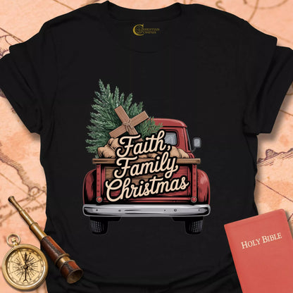Faith Family Christmas T-Shirt