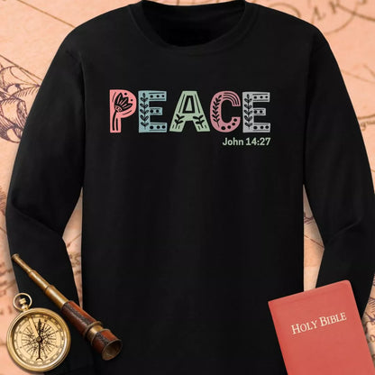 Peace - John 14:27 Long Sleeve Tee