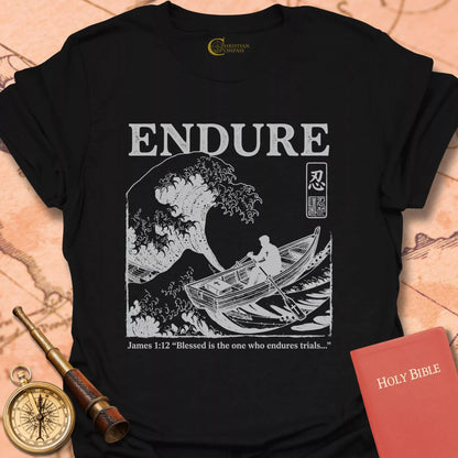 Endure Wave James 1:12 T-Shirt
