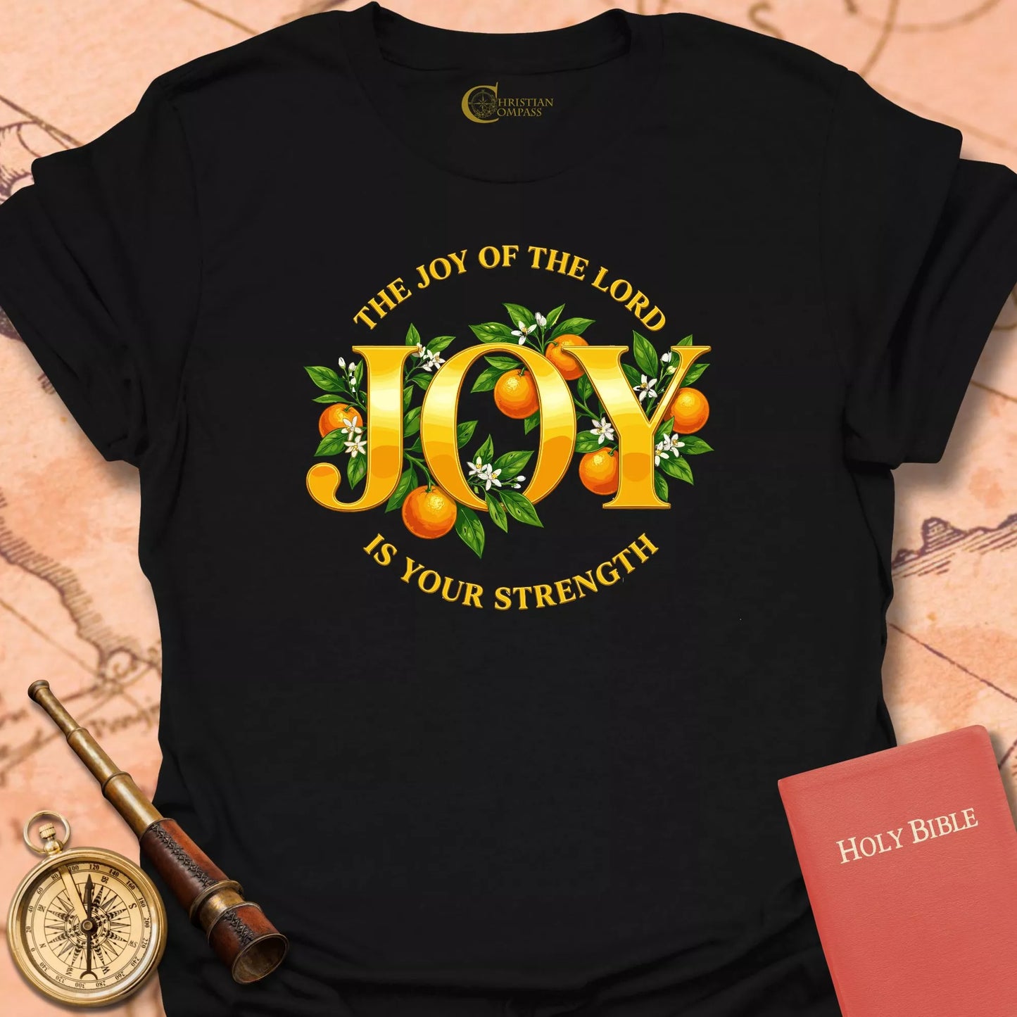 Joy Nehemiah 8:10 T-Shirt