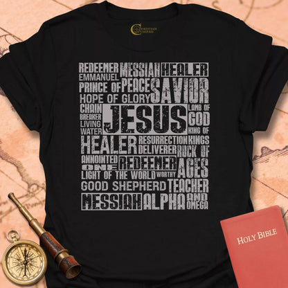Names of Jesus Collage T-Shirt