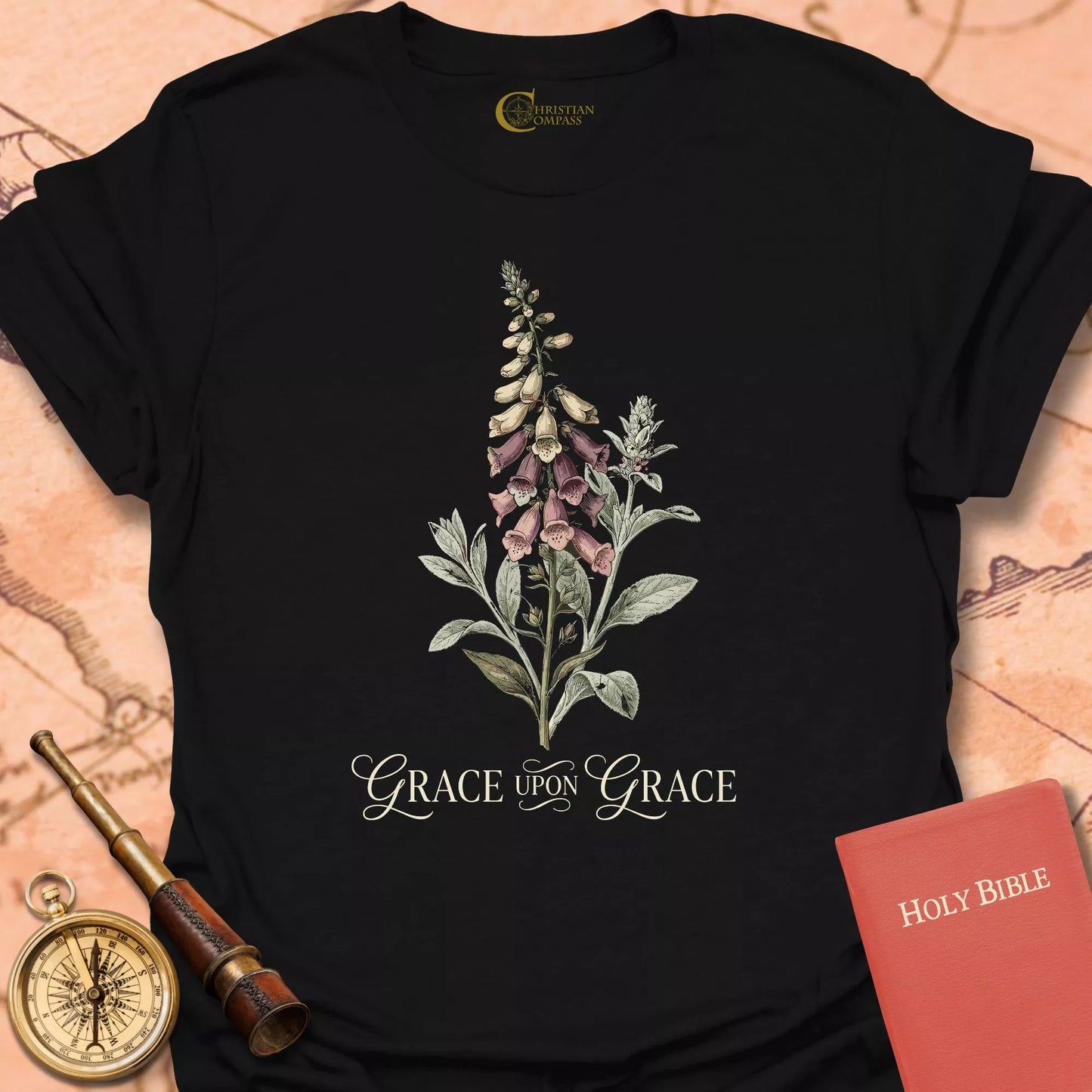 Grace Upon Grace Floral T-Shirt