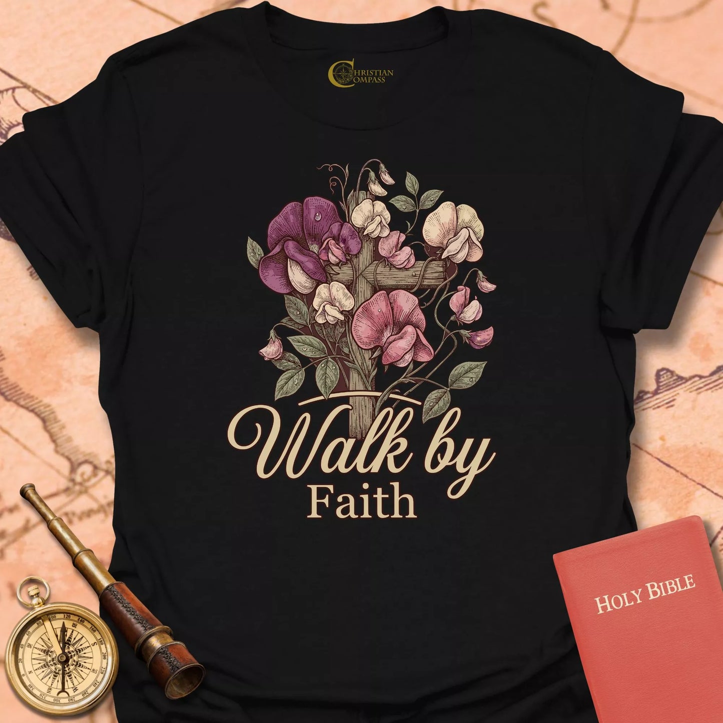 Walk by Faith Sweet Pea T-Shirt