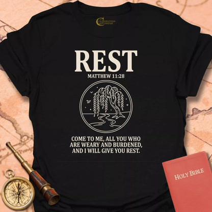 Rest, Matthew 11:28 T-Shirt