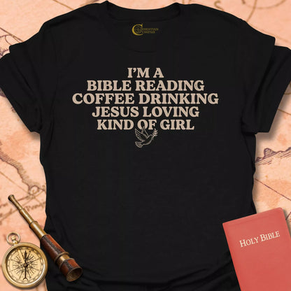 Bible Reading Girl T-Shirt